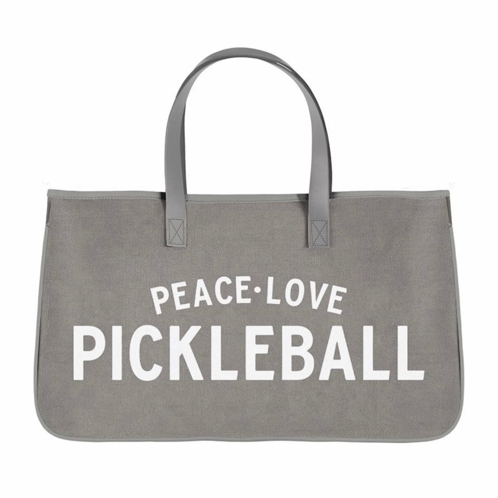 Santa Barbara design, peace love pickleball tote, nwt